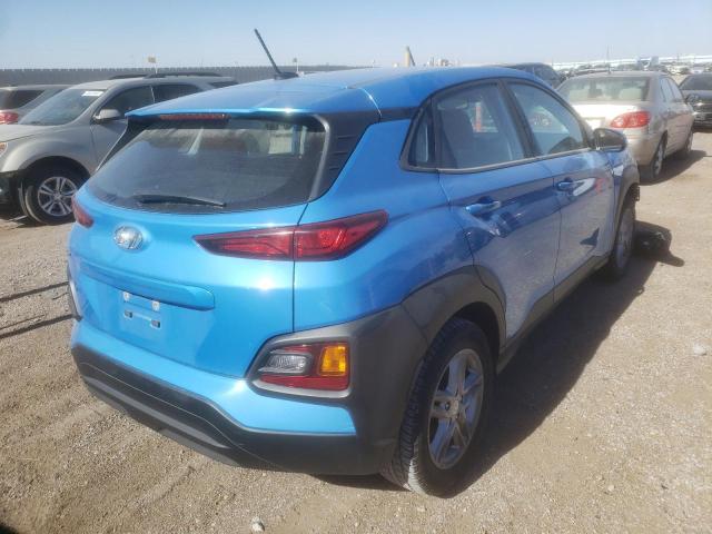 KM8K12AA1LU479188 - 2020 HYUNDAI KONA SE BLUE photo 4