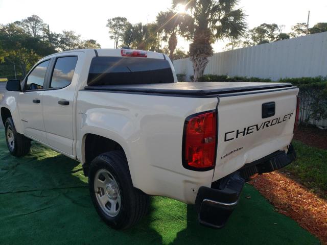 1GCGSBEAXM1136447 - 2021 CHEVROLET COLORADO WHITE photo 3