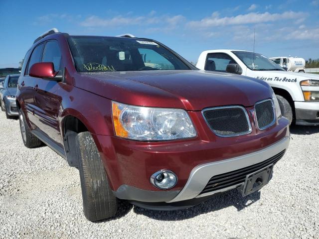 2CKDL33F586296638 - 2008 PONTIAC TORRENT MAROON photo 1