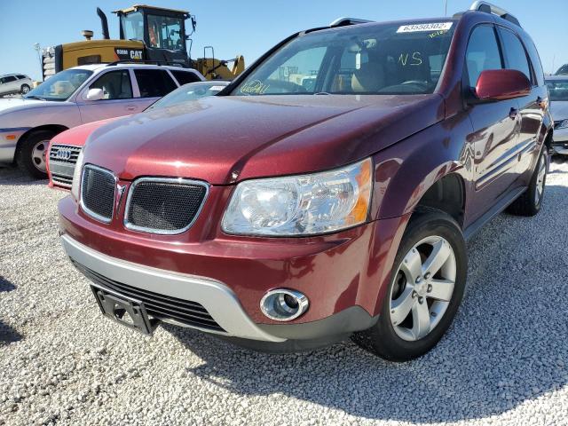 2CKDL33F586296638 - 2008 PONTIAC TORRENT MAROON photo 2