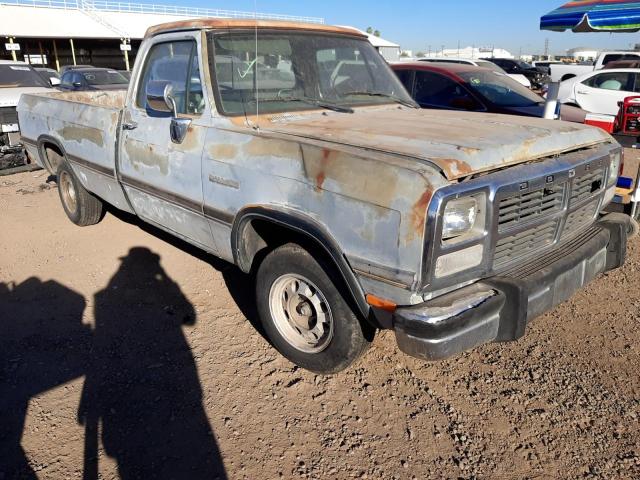 1B7HE16Y6NS506094 - 1992 DODGE D-SERIES D GRAY photo 1