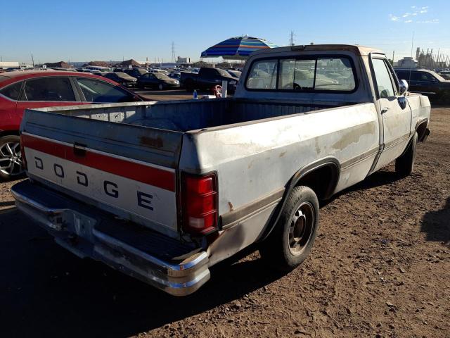 1B7HE16Y6NS506094 - 1992 DODGE D-SERIES D GRAY photo 4