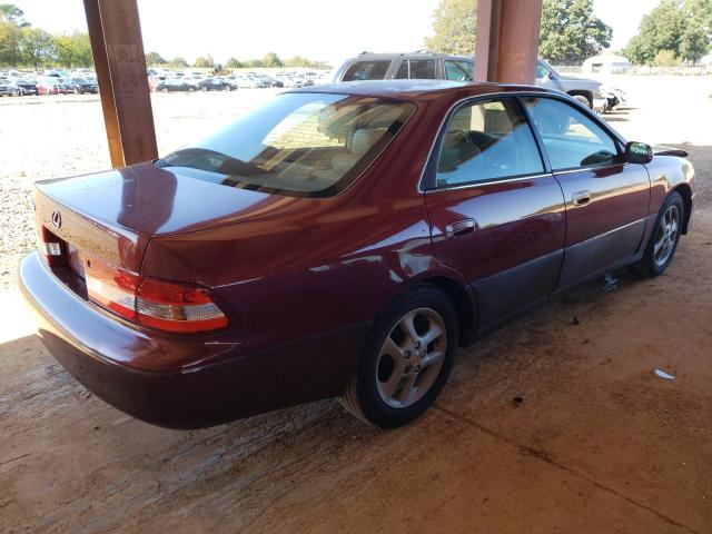 JT8BF28G515110629 - 2001 LEXUS ES 300 BURGUNDY photo 4