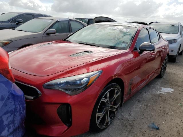 KNAE55LC5J6027765 - 2018 KIA STINGER GT RED photo 2