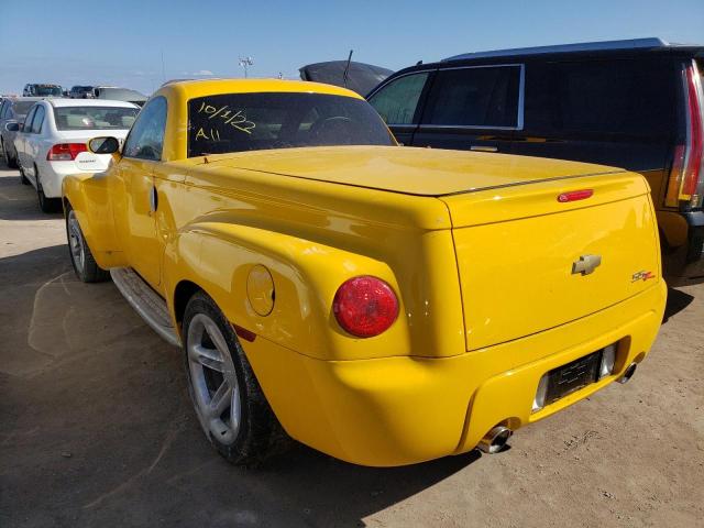 1GCES14P44B112131 - 2004 CHEVROLET SSR 黄色 照片 3