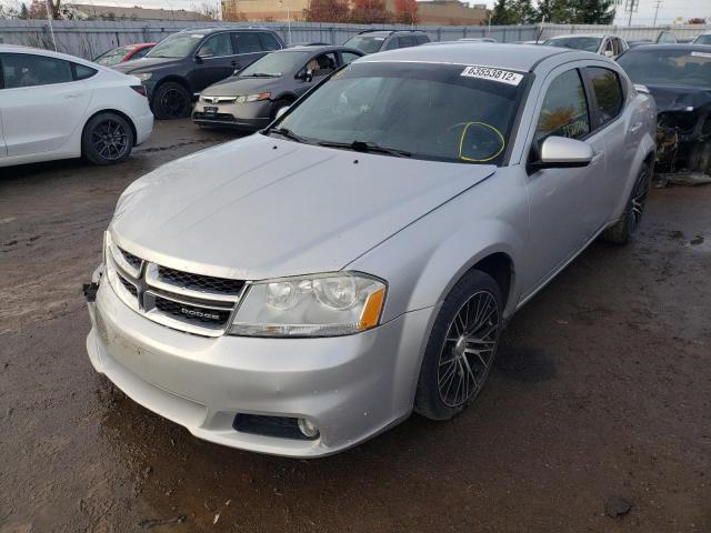 1B3BD1FB6BN561564 - 2011 DODGE AVENGER MA SILVER photo 2