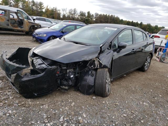 3N1CN8EV3ML886229 - 2021 NISSAN VERSA SV BLACK photo 2