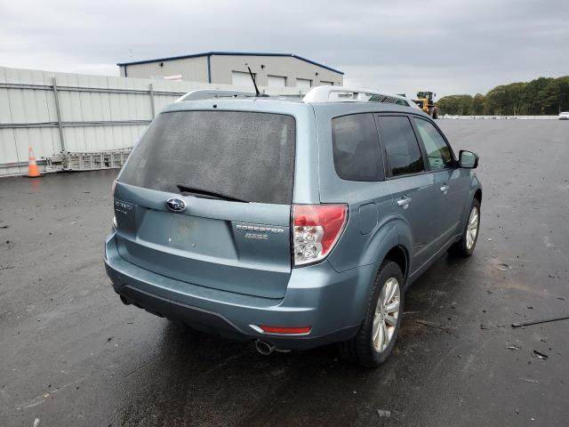 JF2SHAGC1BH715558 - 2011 SUBARU FORESTER T TEAL photo 4