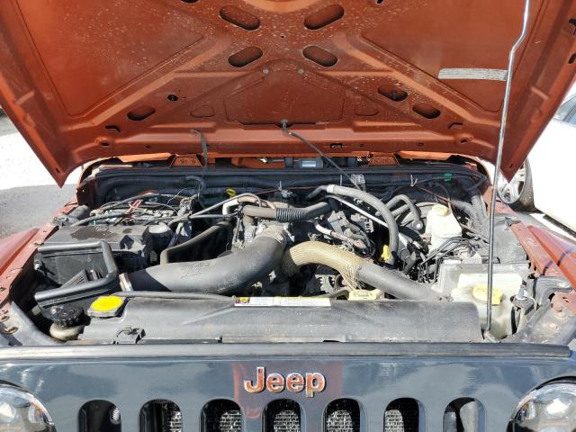 1J4AA5D15AL187067 - 2010 JEEP WRANGLER S ORANGE photo 7