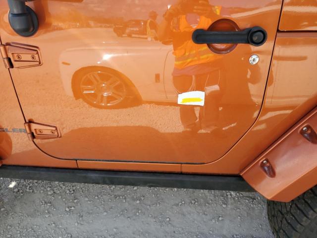 1J4AA5D15AL187067 - 2010 JEEP WRANGLER S ORANGE photo 9