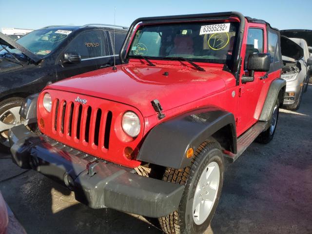1J4AA2D11AL226185 - 2010 JEEP WRANGLER S RED photo 2