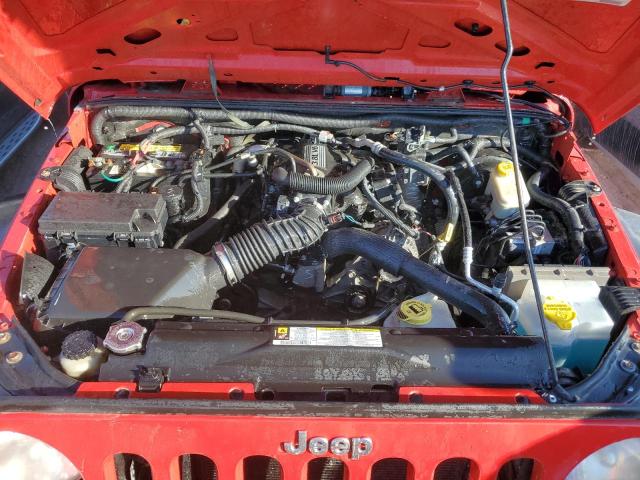 1J4AA2D11AL226185 - 2010 JEEP WRANGLER S RED photo 7