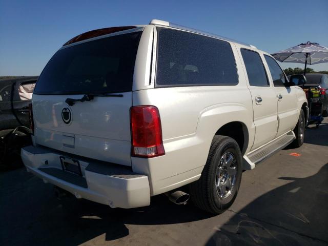 3GYFK66N54G332330 - 2004 CADILLAC ESCALADE E WHITE photo 4