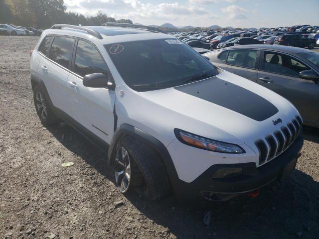 1C4PJMBS2GW236853 - 2016 JEEP CHEROKEE T WHITE photo 1