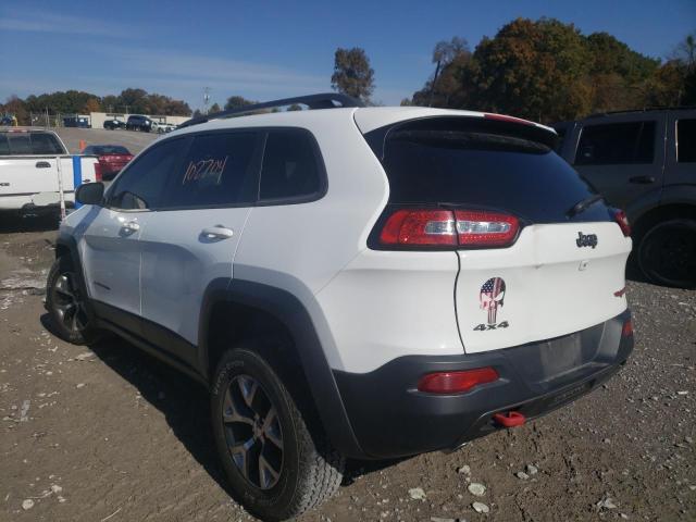 1C4PJMBS2GW236853 - 2016 JEEP CHEROKEE T WHITE photo 3