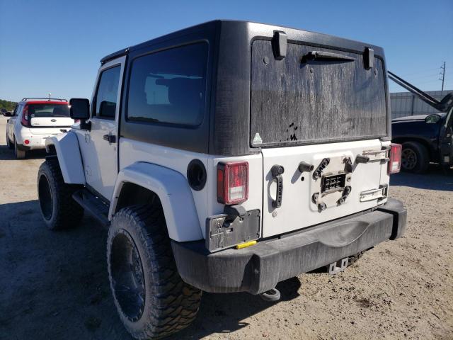 1C4AJWAG0CL135045 - 2012 JEEP WRANGLER S WHITE photo 3