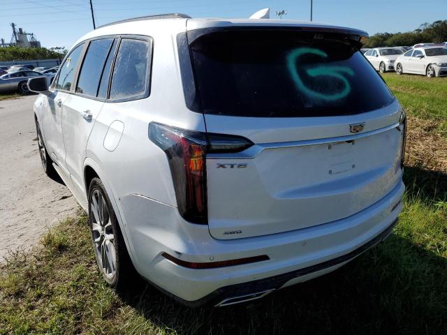 1GYKPHRS6LZ185883 - 2020 CADILLAC XT6 SPORT WHITE photo 3