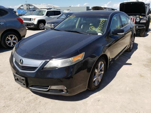 19UUA8F50CA032138 - 2012 ACURA TL BLACK photo 2