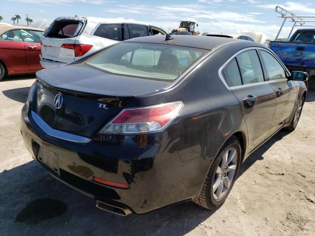 19UUA8F50CA032138 - 2012 ACURA TL BLACK photo 4