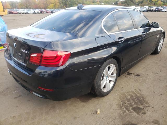 WBAXH5C53DDW13477 - 2013 BMW 528 XI BLACK photo 4