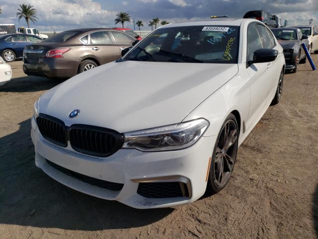 WBAJS7C00LBN96347 - 2020 BMW M550XI WHITE photo 2