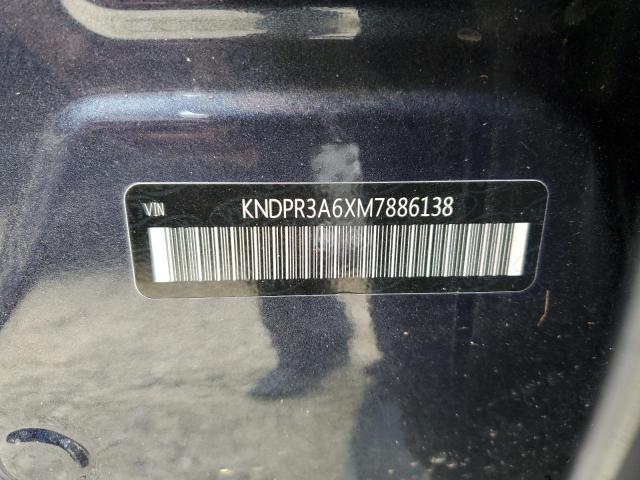 KNDPR3A6XM7886138 - 2021 KIA SPORTAGE S BLUE photo 10