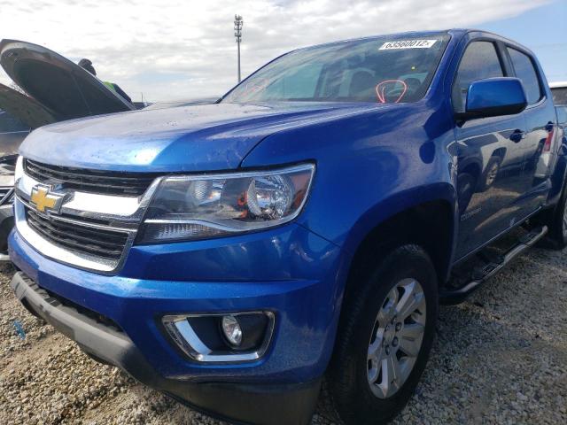 1GCGSCEN3J1157189 - 2018 CHEVROLET COLORADO L BLUE photo 2