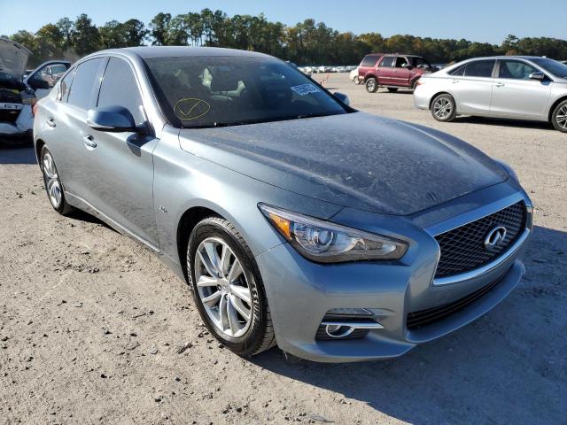 JN1EV7AP7HM737084 - 2017 INFINITI Q50 PREMIU GRAY photo 1