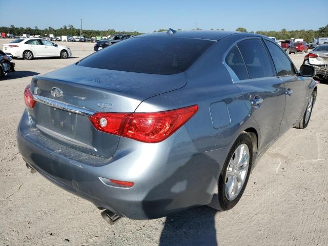 JN1EV7AP7HM737084 - 2017 INFINITI Q50 PREMIU GRAY photo 4