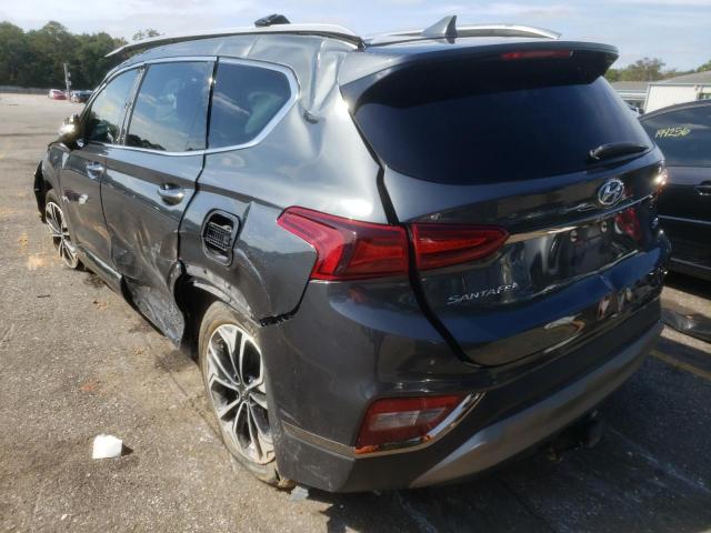 5NMS53AA2LH180461 - 2020 HYUNDAI SANTA FE L GRAY photo 3