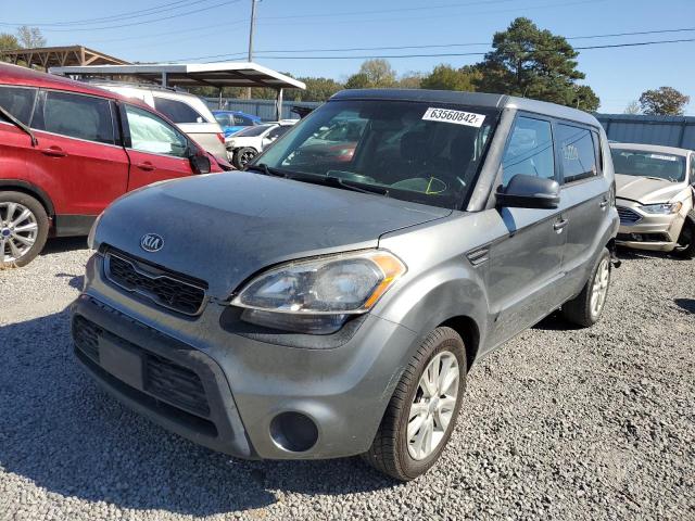 KNDJT2A62D7493140 - 2013 KIA SOUL GRAY photo 2