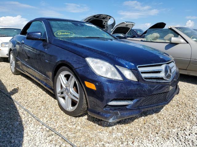 WDDKK7DFXCF167340 - 2012 MERCEDES-BENZ E 550 BLUE photo 1