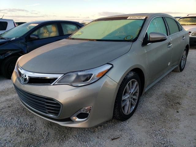 4T1BK1EB4FU141170 - 2015 TOYOTA AVALON XLE GRAY photo 2