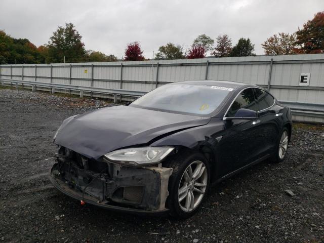 5YJSA1H12EFP56303 - 2014 TESLA MODEL S Mavi foto 2