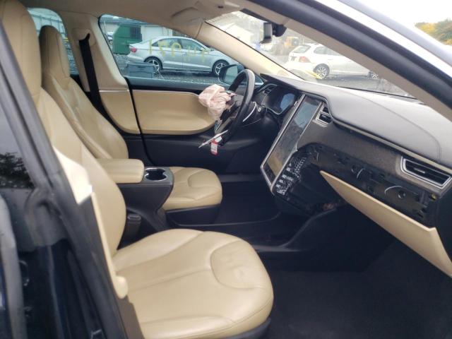 5YJSA1H12EFP56303 - 2014 TESLA MODEL S Mavi foto 5