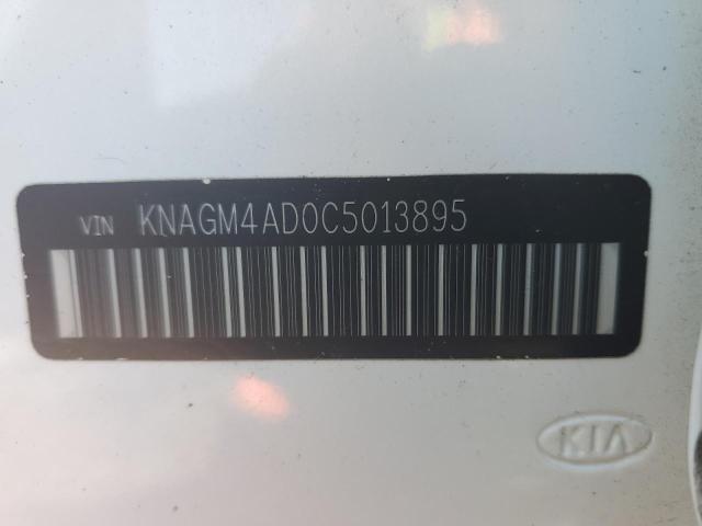 KNAGM4AD0C5013895 - 2012 KIA OPTIMA HYB WHITE photo 10