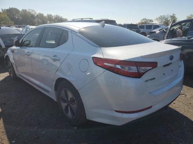 KNAGM4AD0C5013895 - 2012 KIA OPTIMA HYB WHITE photo 3