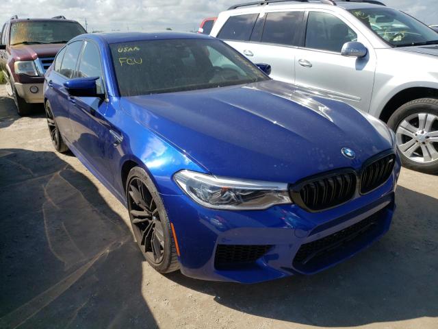 WBSJF0C50KB284286 - 2019 BMW M5 BLUE photo 1