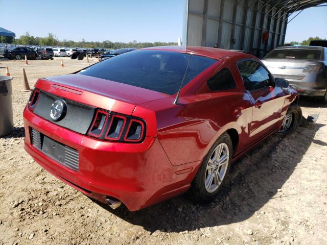1ZVBP8AM3E5279956 - 2014 FORD MUSTANG RED photo 4