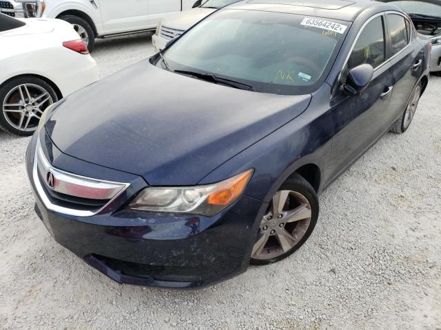 19VDE1F3XEE011783 - 2014 ACURA ILX 20 BLUE photo 2