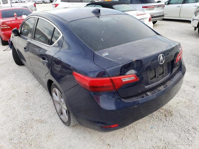 19VDE1F3XEE011783 - 2014 ACURA ILX 20 BLUE photo 3