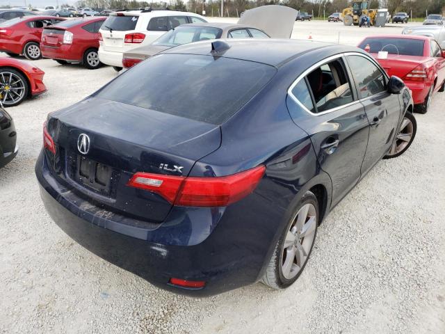 19VDE1F3XEE011783 - 2014 ACURA ILX 20 BLUE photo 4