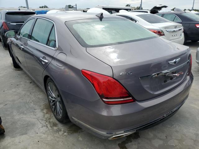 KMHG54JH5JU037160 - 2018 GENESIS G90 ULTIMA SILVER photo 3