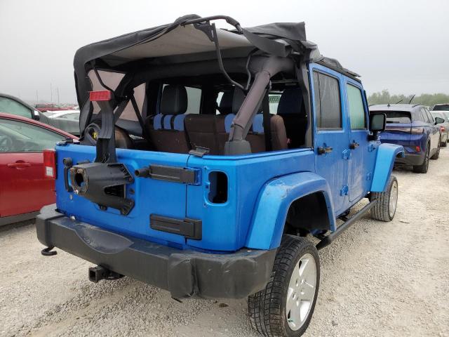 1C4HJWEG1FL718530 - 2015 JEEP WRANGLER U BLUE photo 4