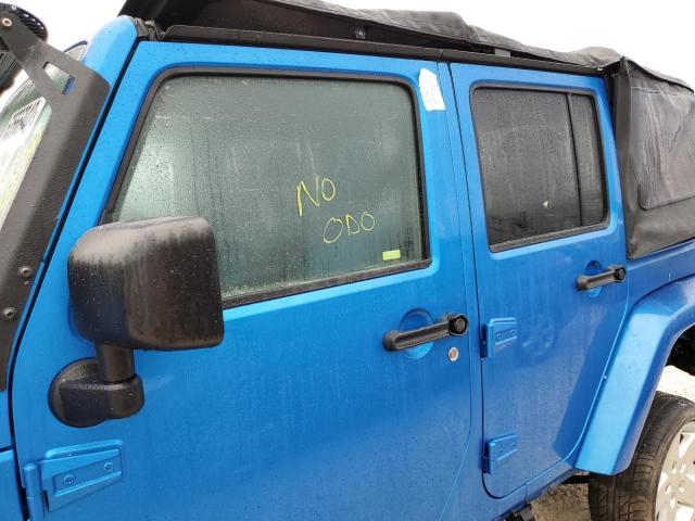 1C4HJWEG1FL718530 - 2015 JEEP WRANGLER U BLUE photo 9