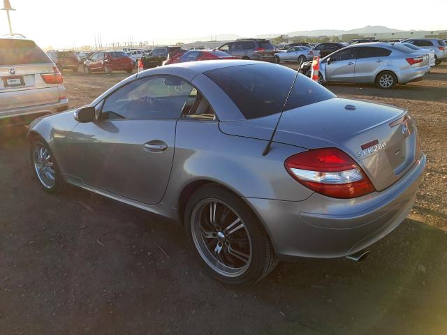 WDBWK54F17F147465 - 2007 MERCEDES-BENZ SLK 280 SILVER photo 3