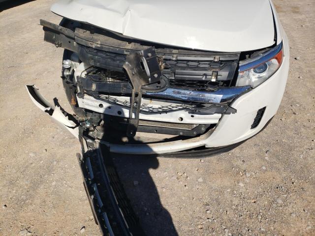 2FMDK3GC5DBB58007 - 2013 FORD EDGE SE WHITE photo 9