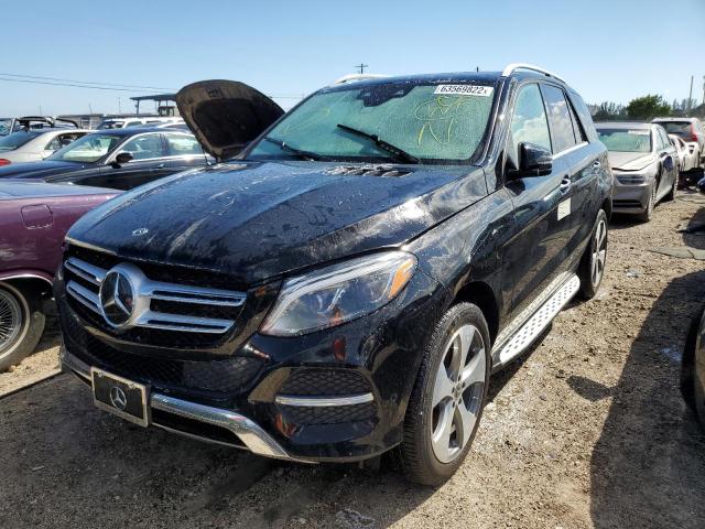 4JGDA5HB7JB096504 - 2018 MERCEDES-BENZ GLE 350 4M BLACK photo 2