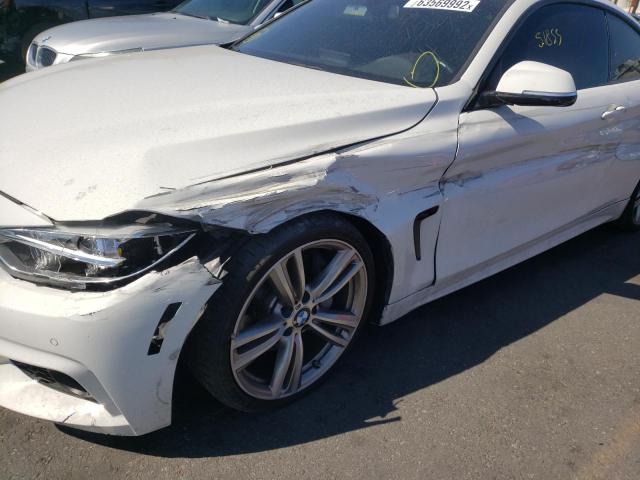 WBA4P1C59HK522648 - 2017 BMW 440I أبيض صورة 9