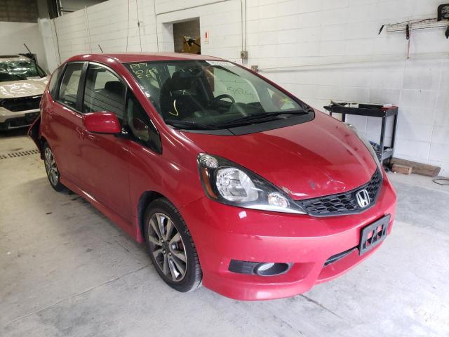 JHMGE8H58DC040473 - 2013 HONDA FIT SPORT RED photo 1